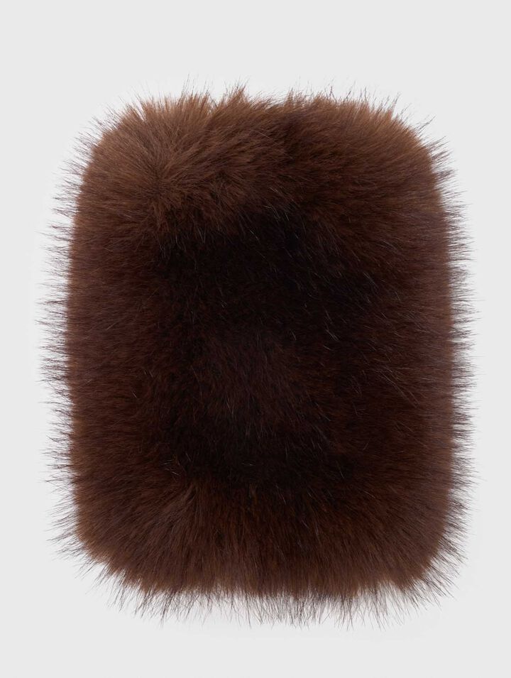 Faux fur cuffs