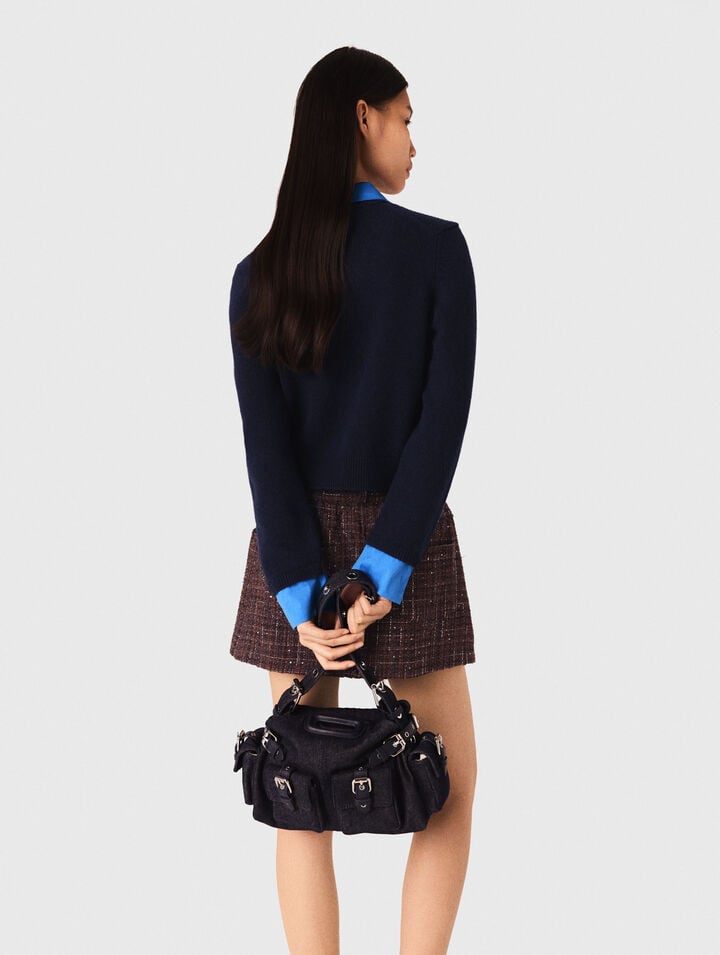 Cardigan with removable details
