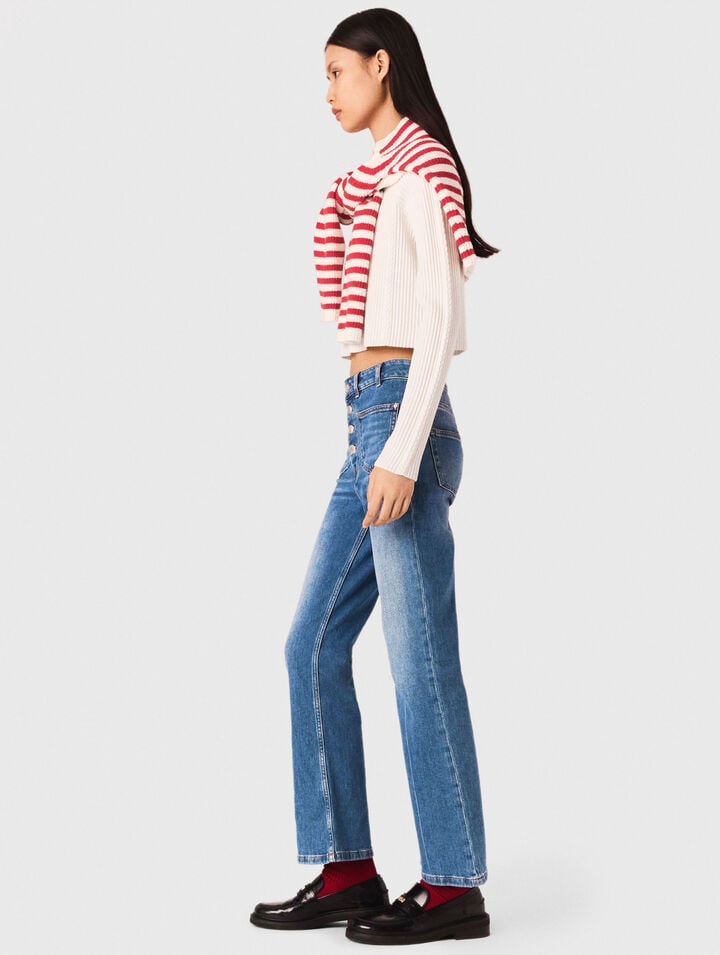 Vaqueros denim con bolsillos