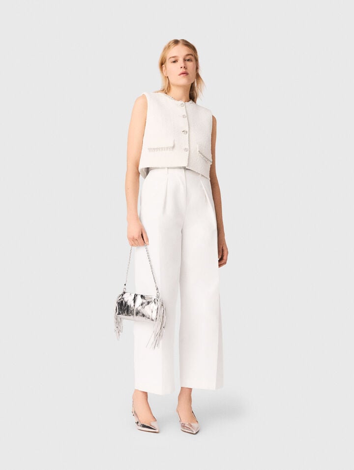 Balloon suit trousers