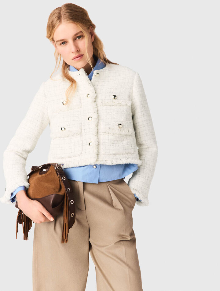 Short tweed jacket