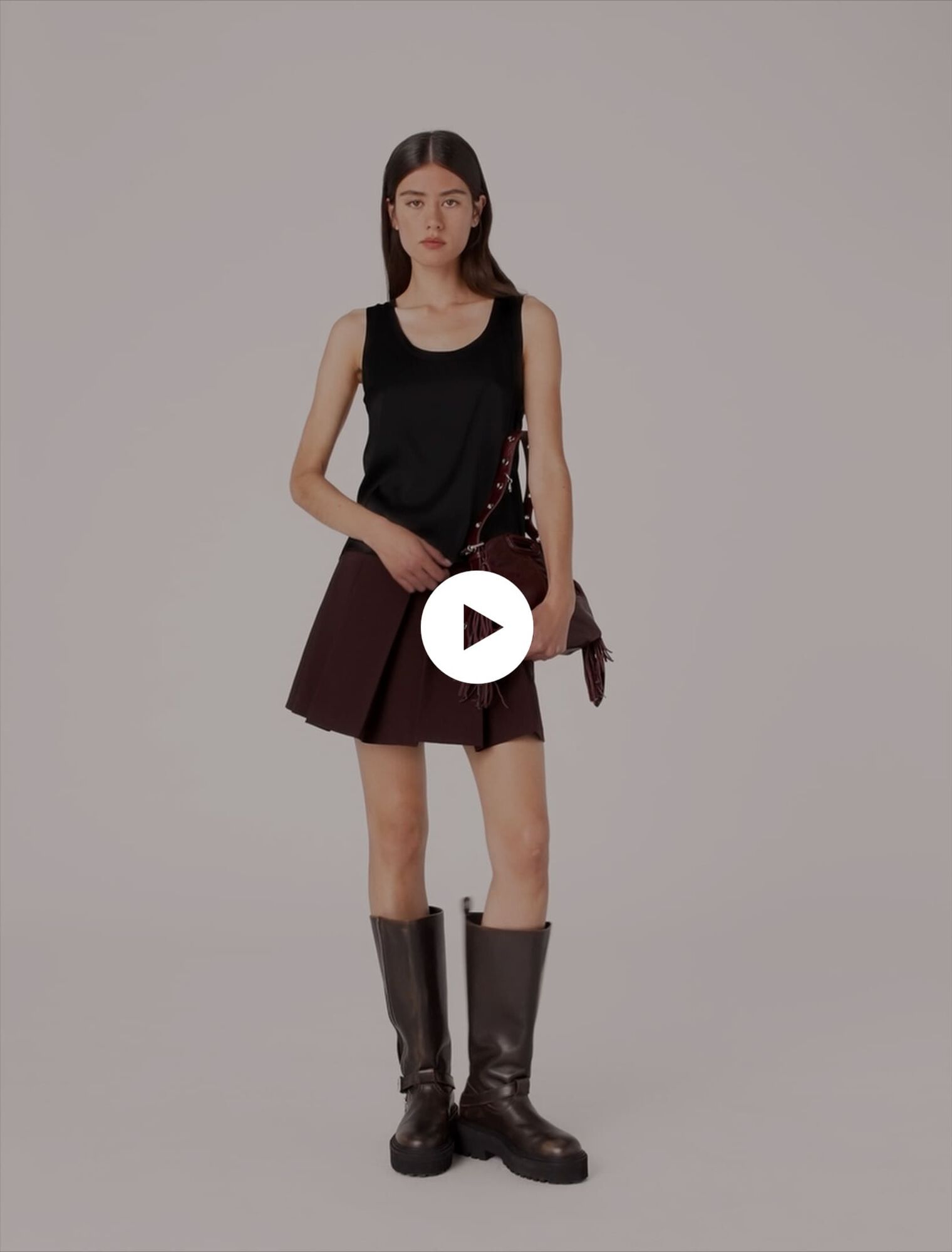 Silk tank top