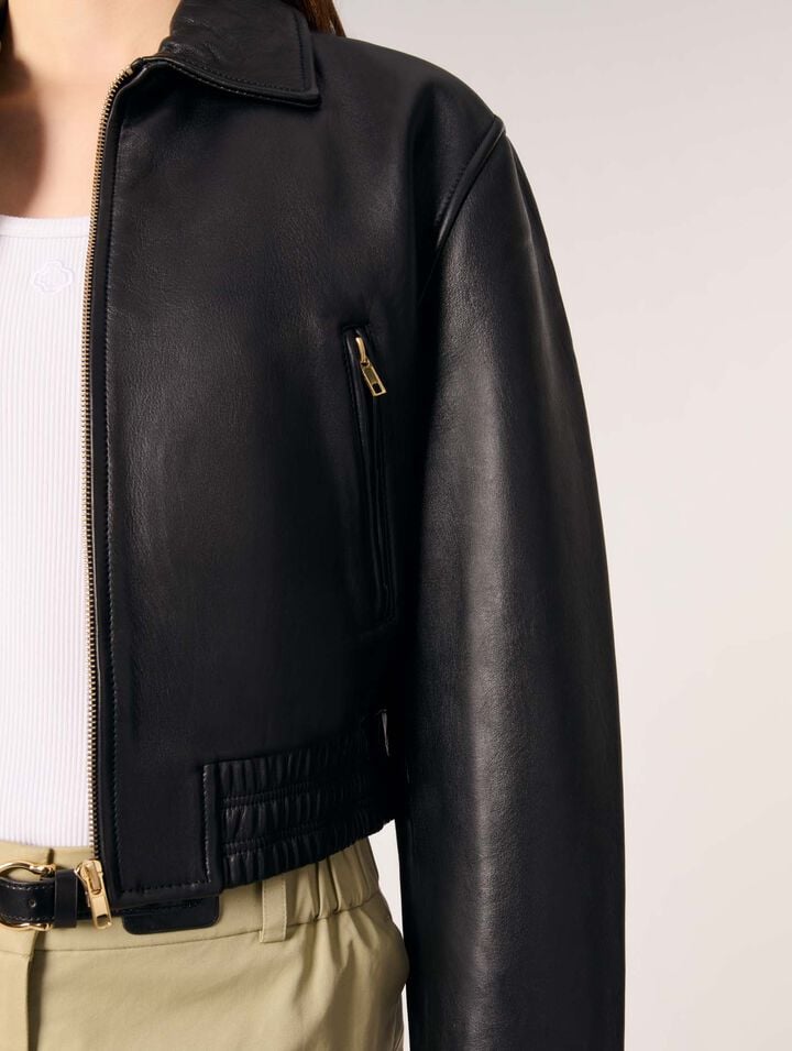 Leather jacket