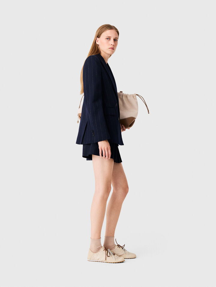 Double-breasted suit jacket