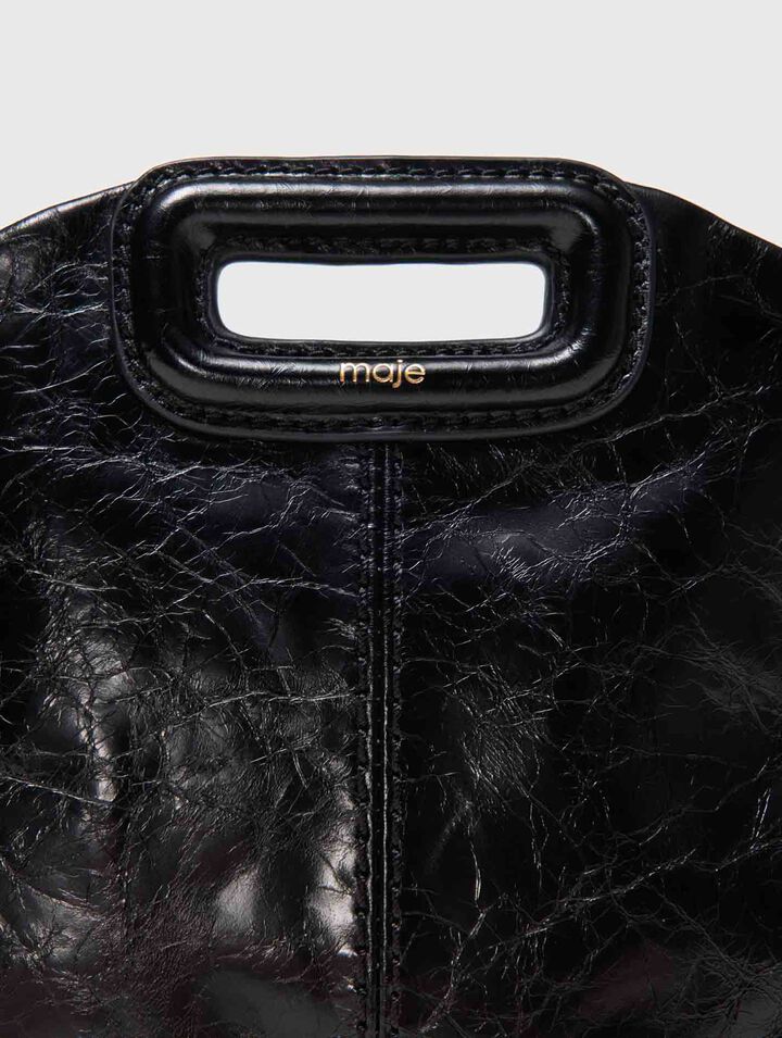 Miss M mini cracked leather bag