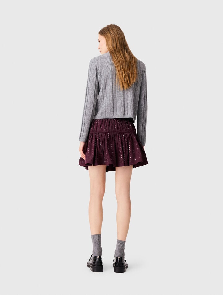 Removable poplin collar jumper