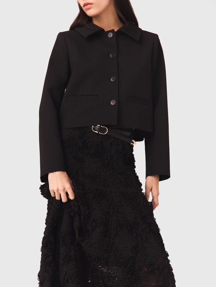 Long embroidered skirt