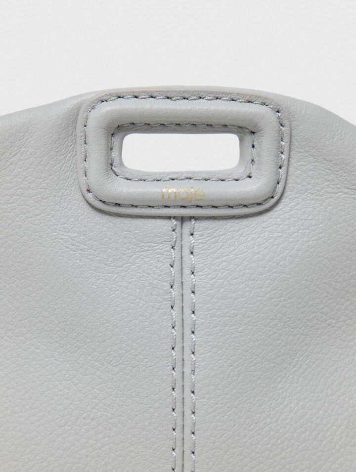 Miss M micro grained leather bag