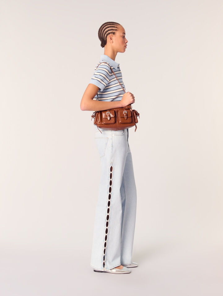 Miss M Mini cargo leather bag