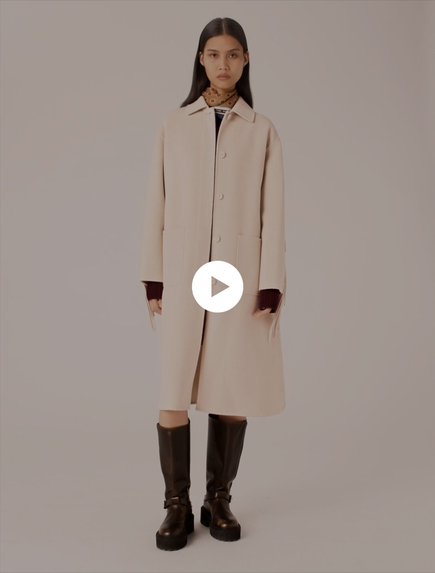 Long wool coat