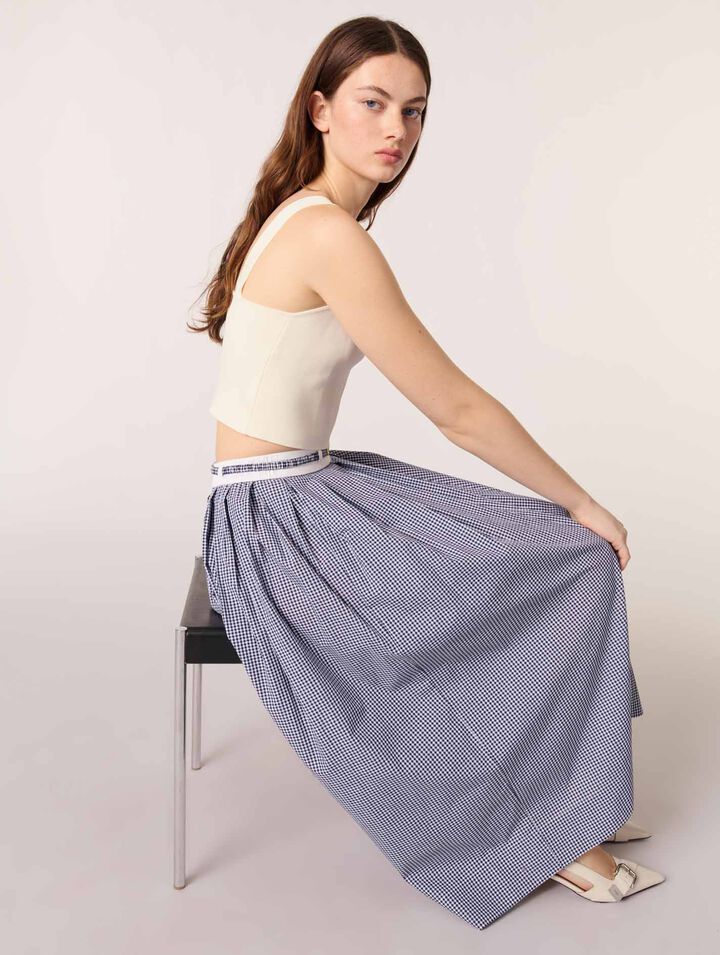 Knit crop top