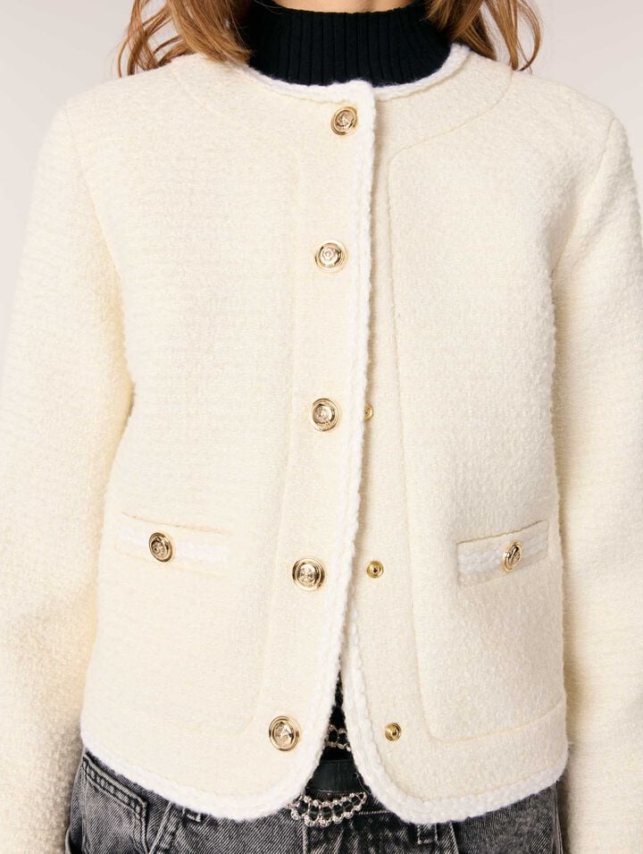 Short tweed jacket