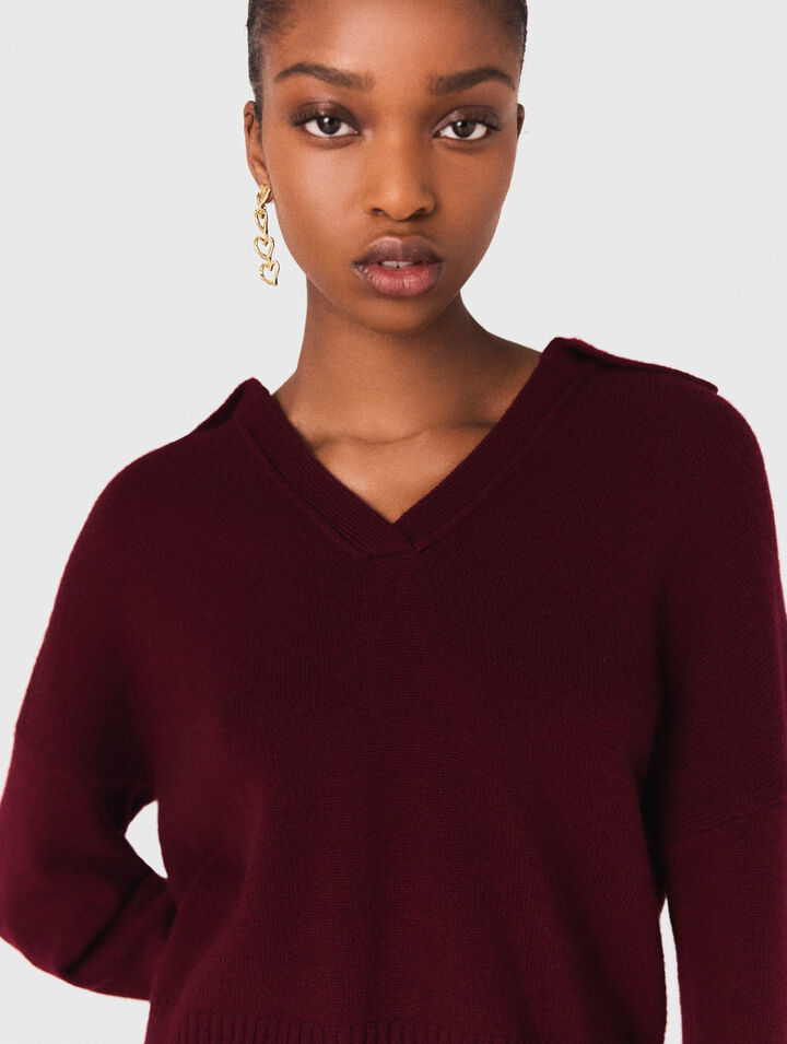 Wool-blend jumper