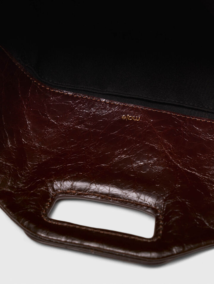 Crackled leather Miss M bag