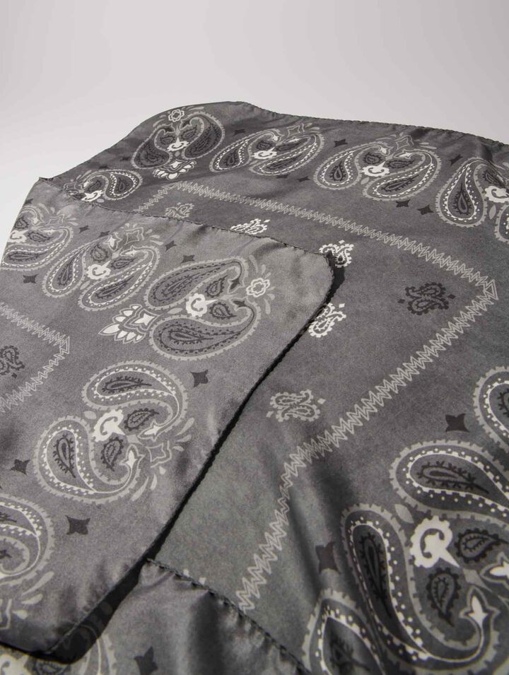 Silk paisley print bandana