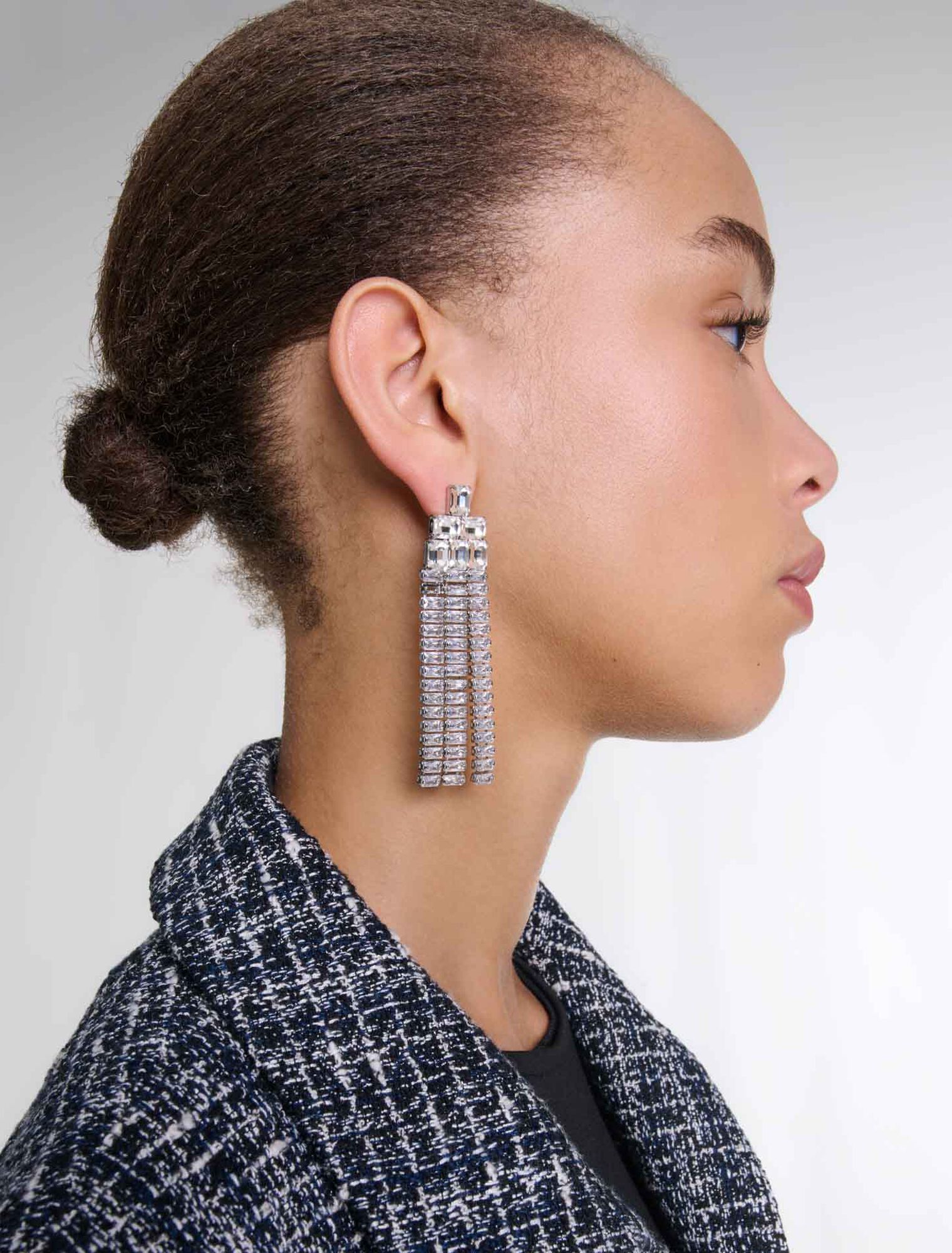 Cascade diamanté earrings