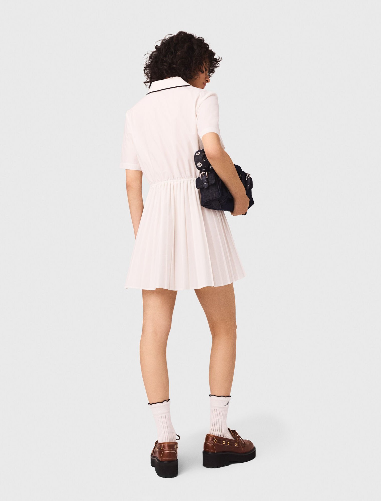 Short-sleeve shirt dress