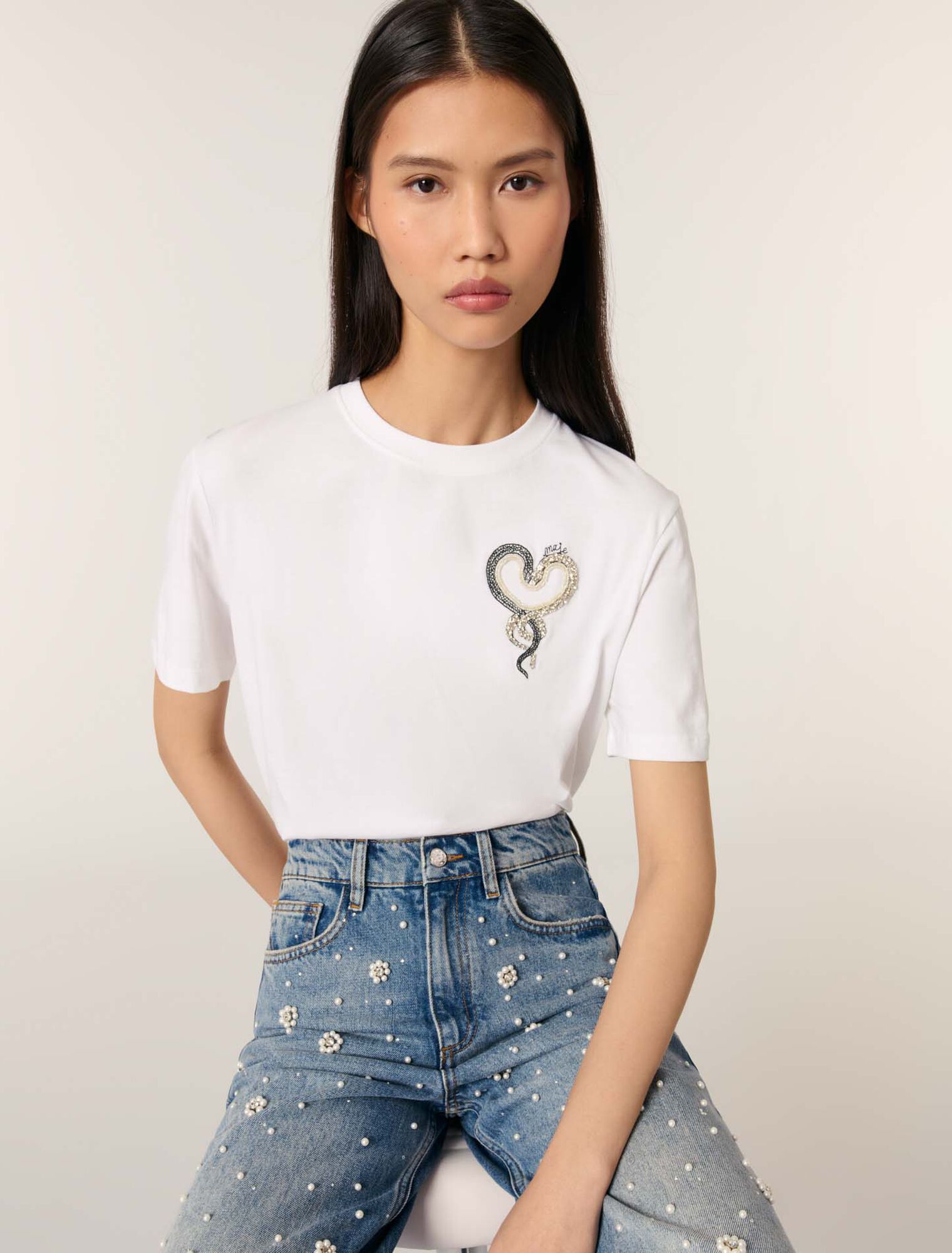 Embroidered T-shirt