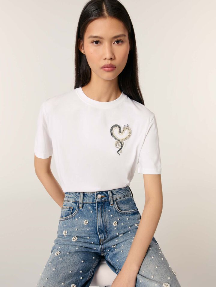 Embroidered T-shirt