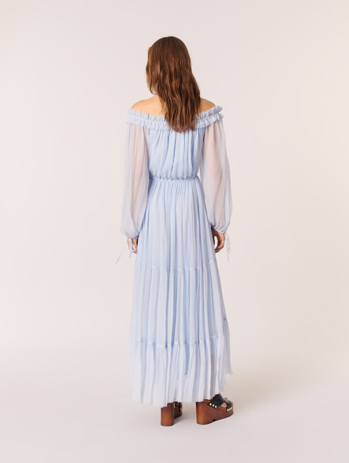 Chiffon maxi dress