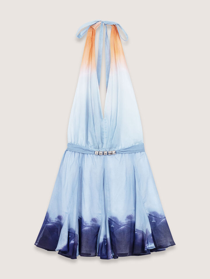 Short tie-dye dress