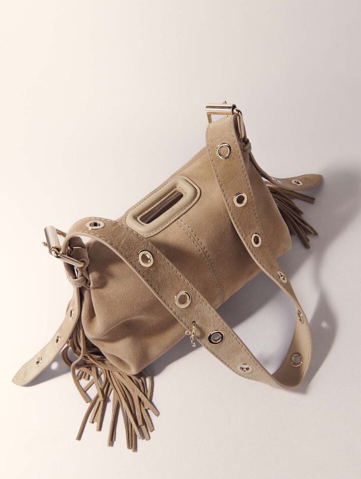 Miss M mini suede bag