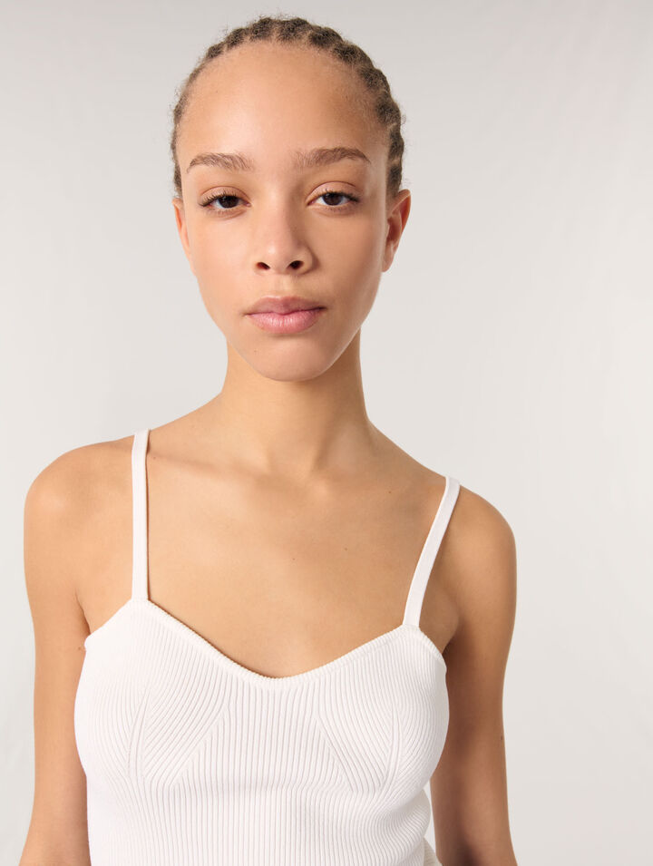 Rib knit top