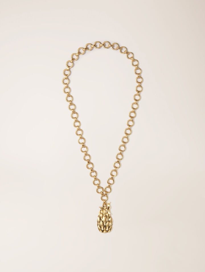 Pineapple long necklace