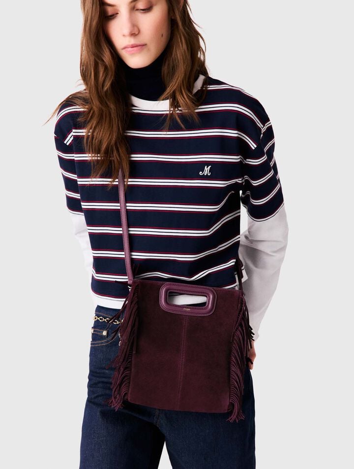 Suede M bag