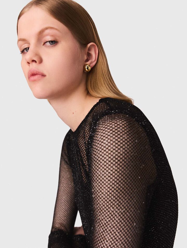 Diamanté jersey top
