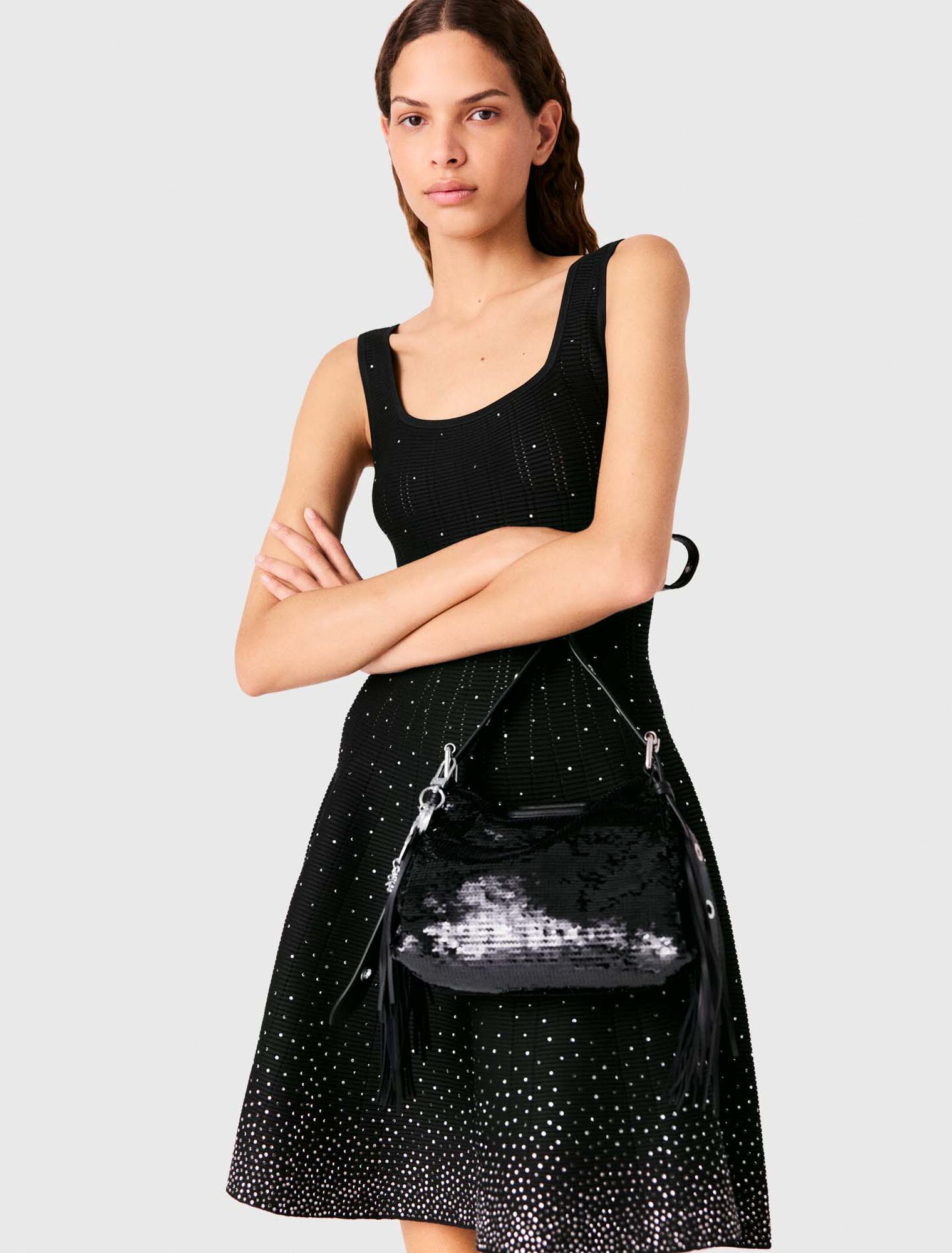 Sequin mini Miss M bag