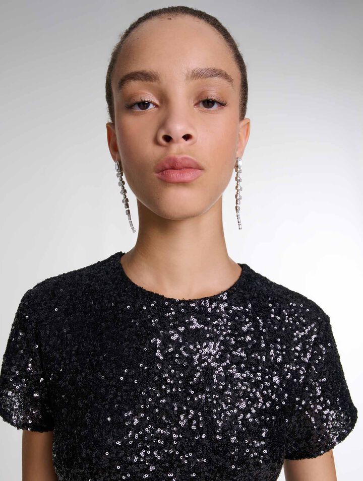 Short sequin dress