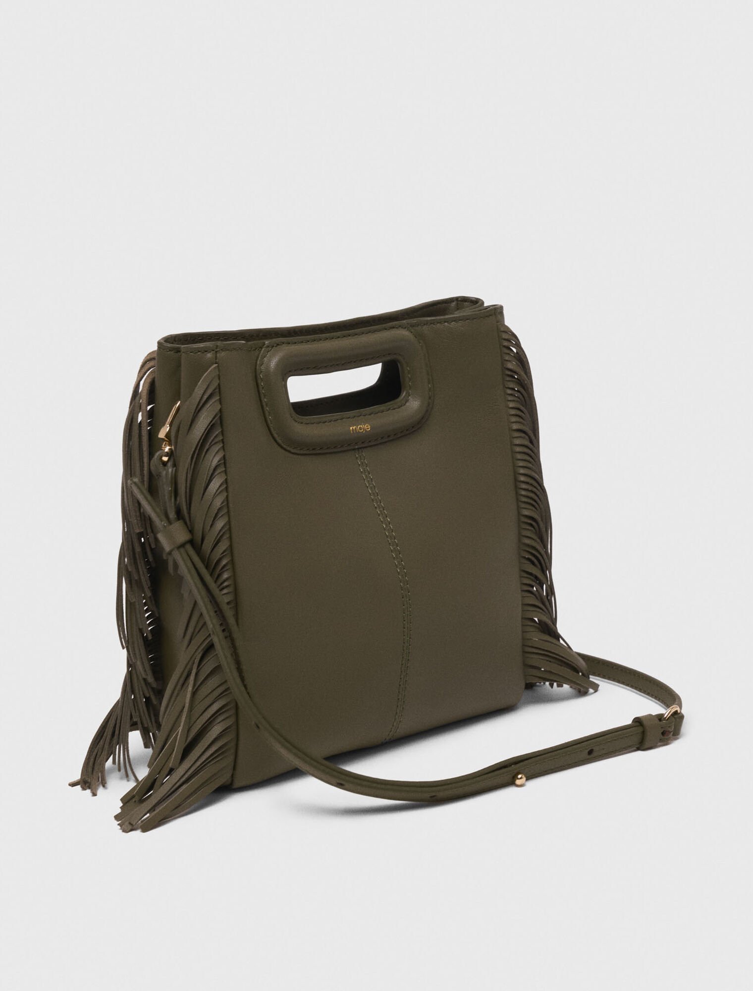 Smooth leather M bag