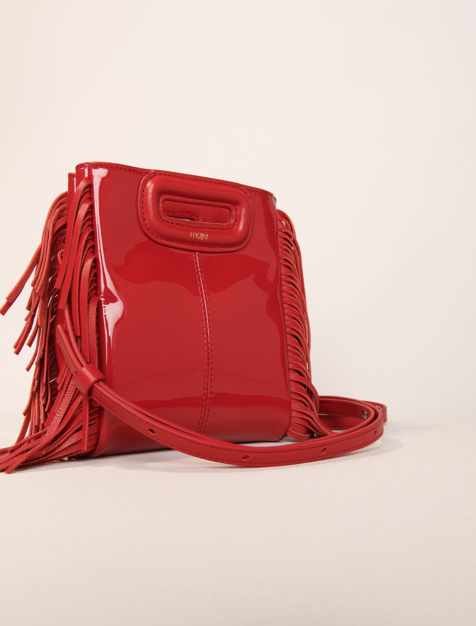 Patent leather M Mini bag