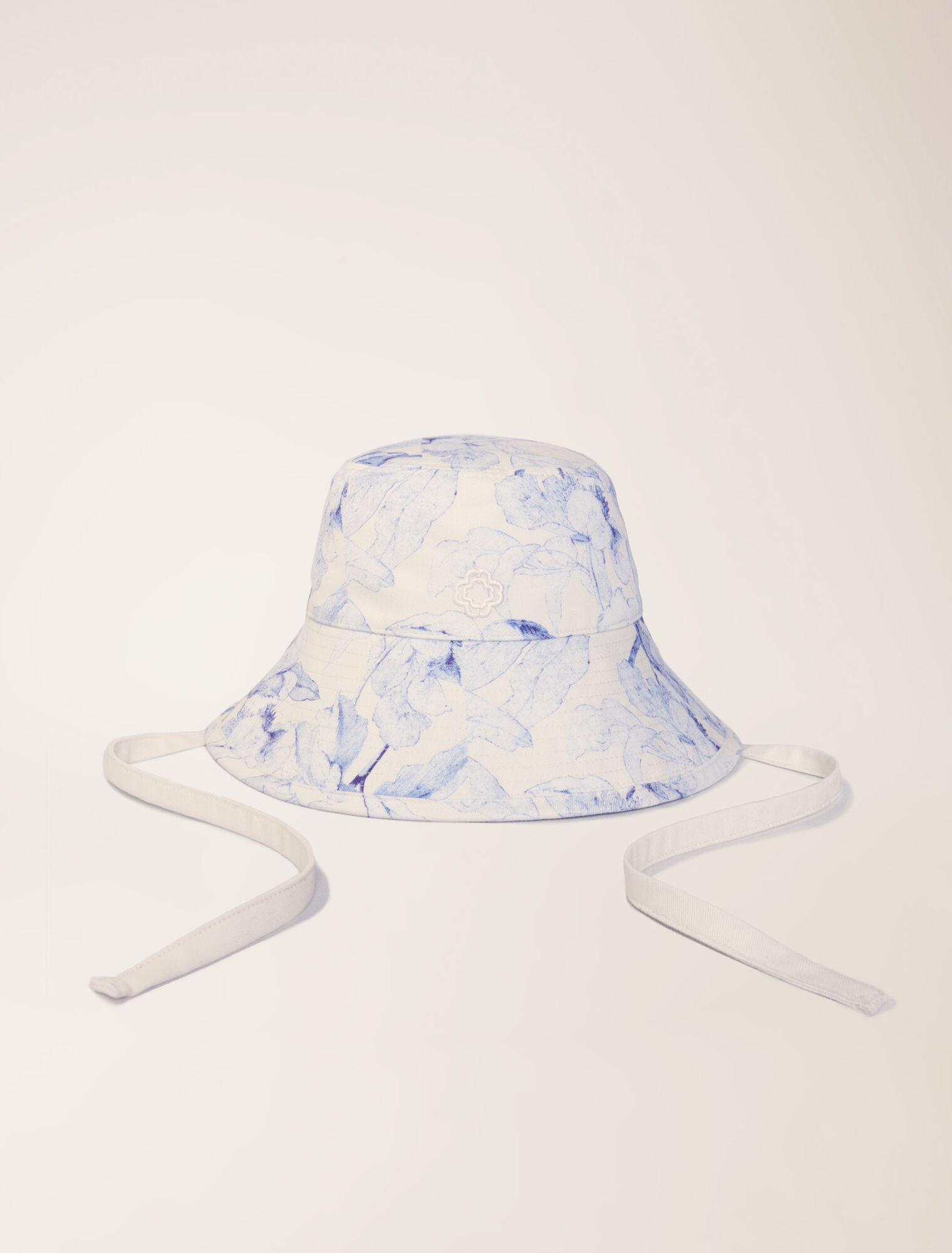 Watercolour themed long bucket hat
