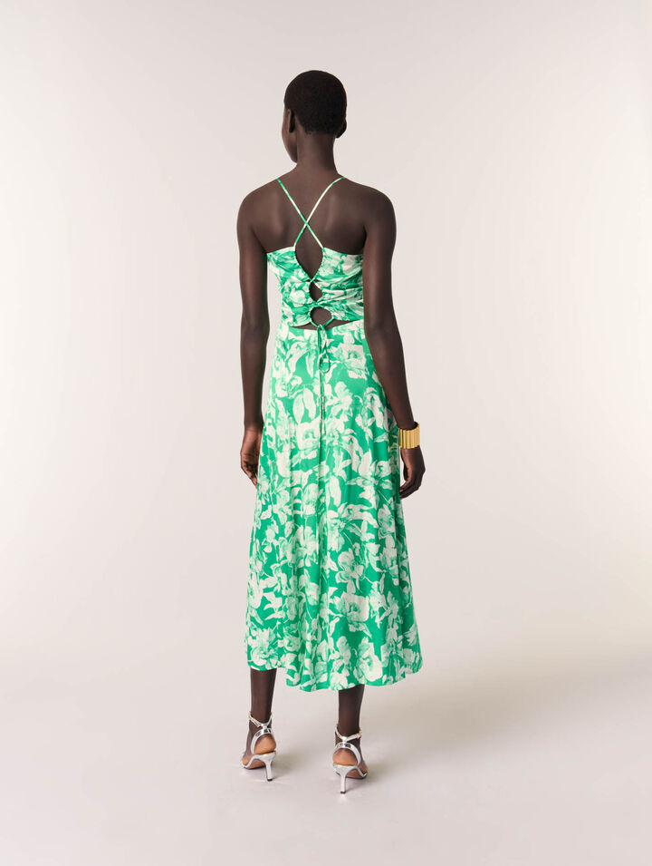 Patterned maxi dress