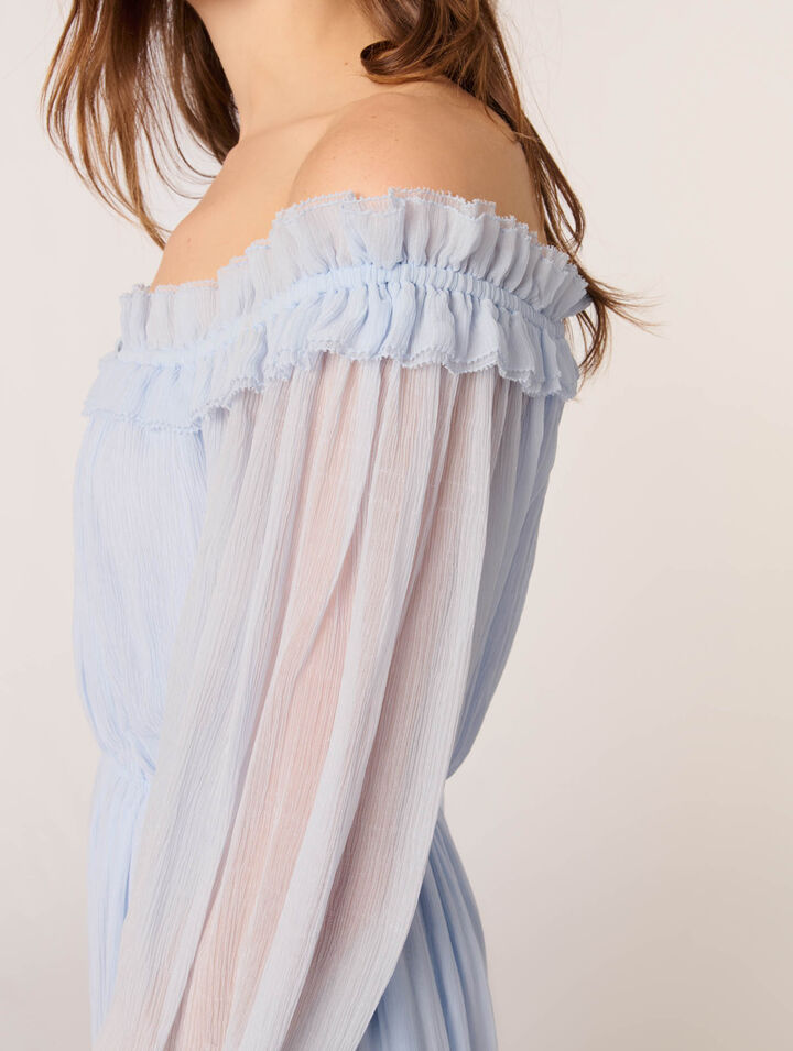 Chiffon maxi dress