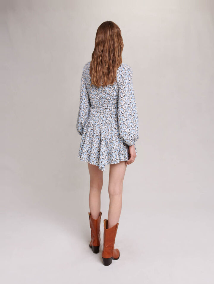 Short crepe dress