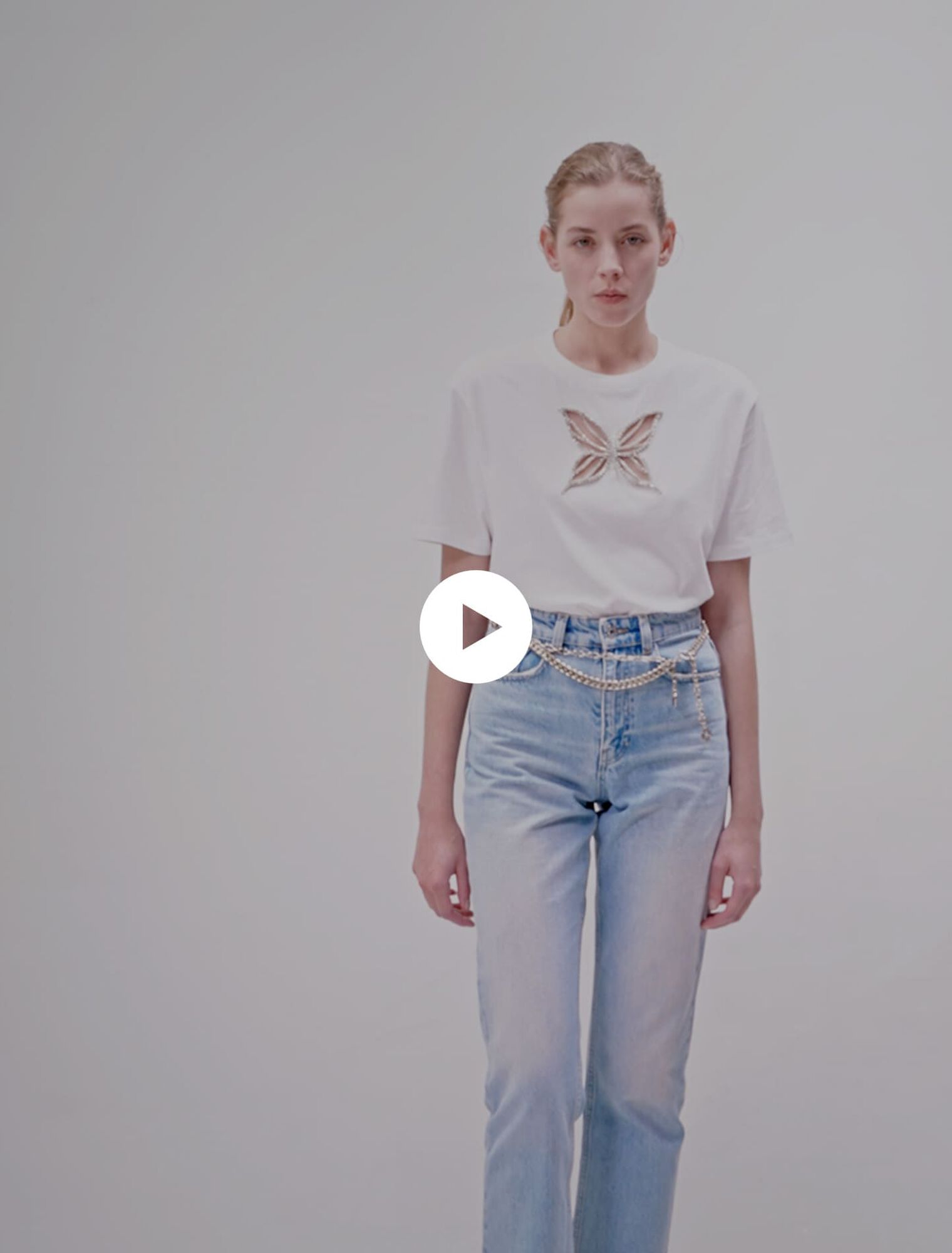 Rhinestone T-shirt