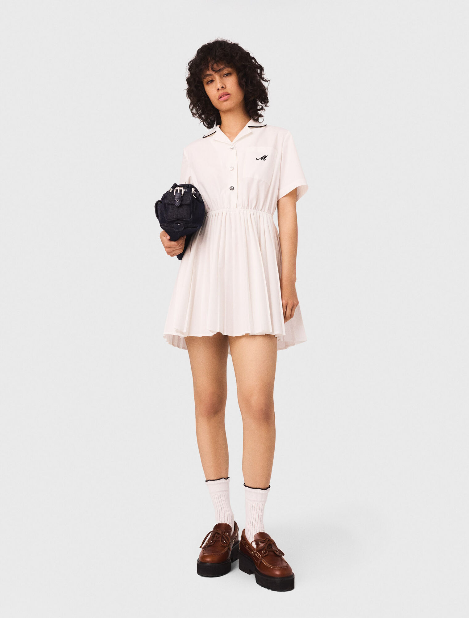 Short-sleeve shirt dress