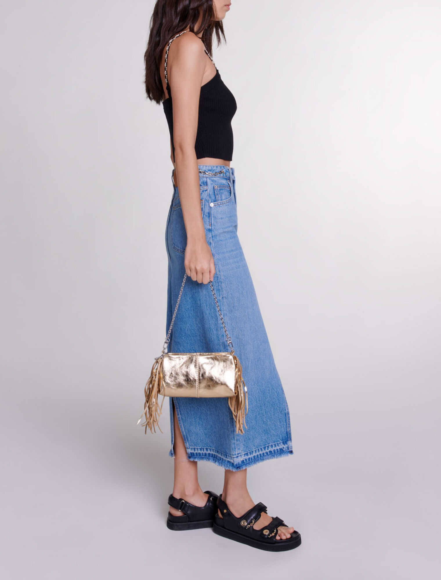 Crop top with removable straps Crop top with removable straps