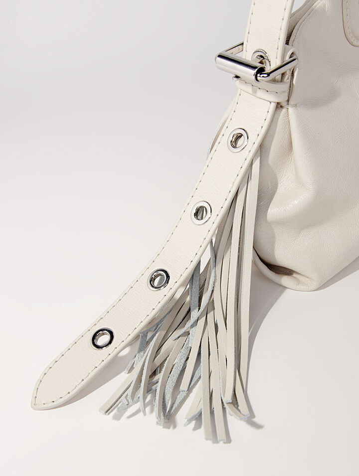 Crackle leather mini Miss M bag