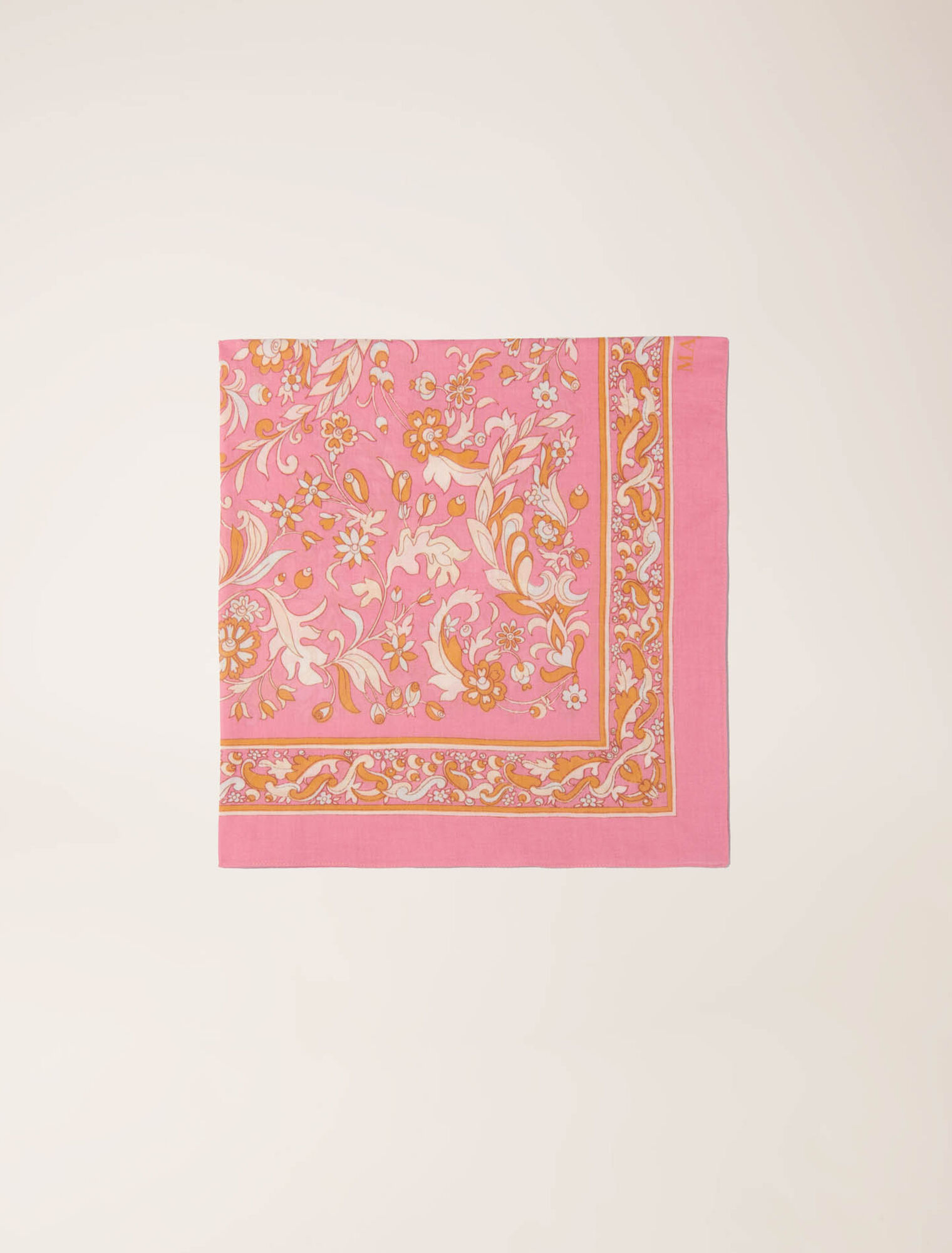 65 x 65 floral print scarf