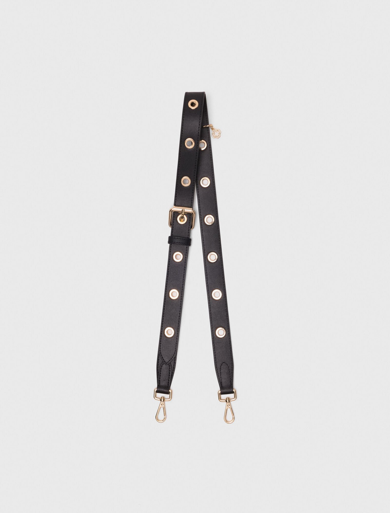 Leather strap with eyelets