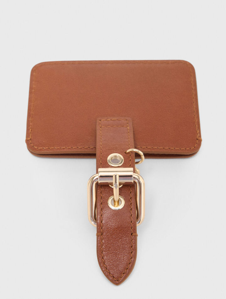 Miss M plain leather cardholder