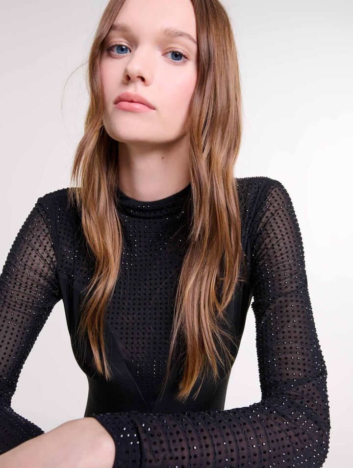 Rhinestone bodysuit