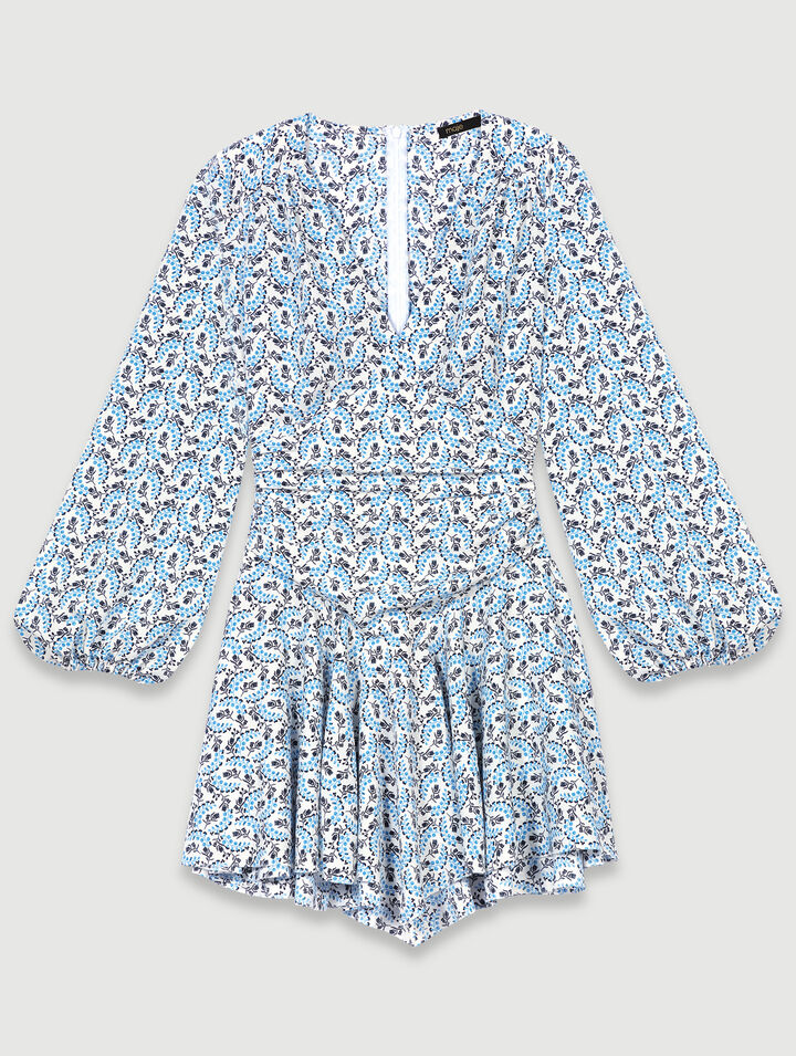 Short crepe dress