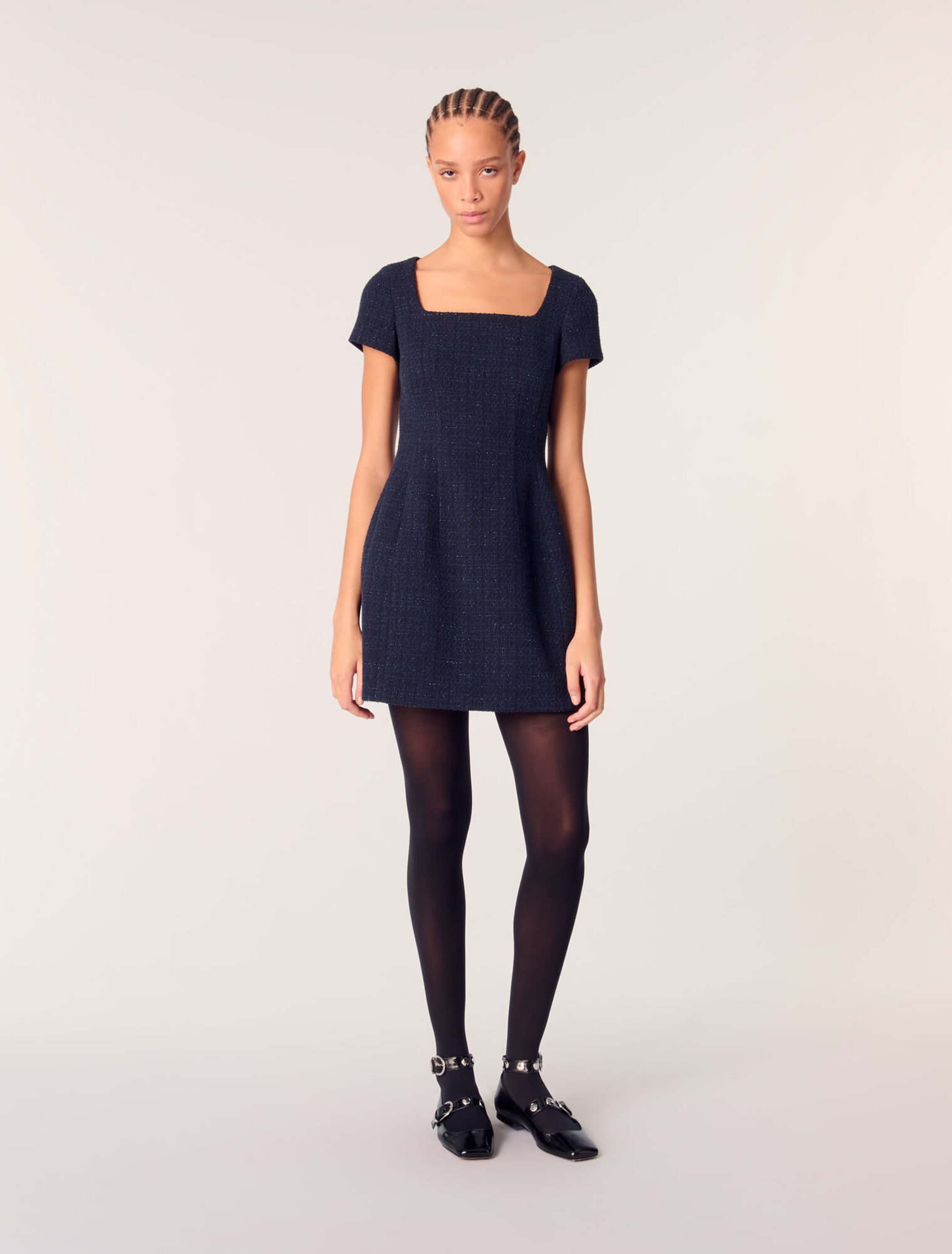Short tweed dress