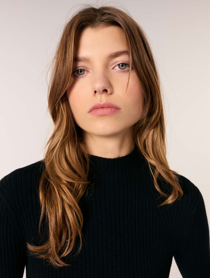 Rib knit top