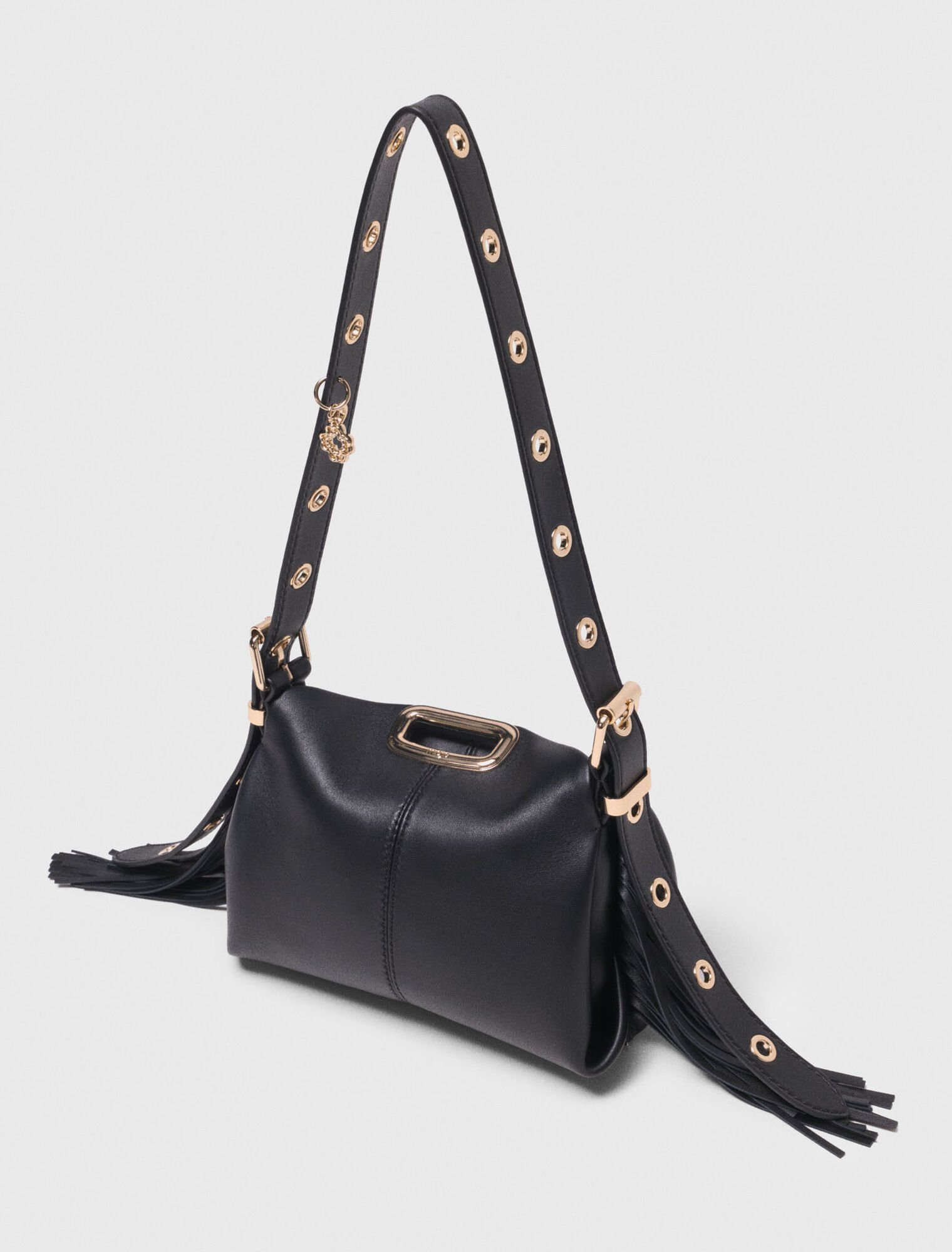 Gold handle Miss M Mini bag